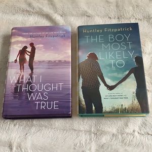 Huntley Fitzpatrick hardcover books what I thought was true, the boy most likely